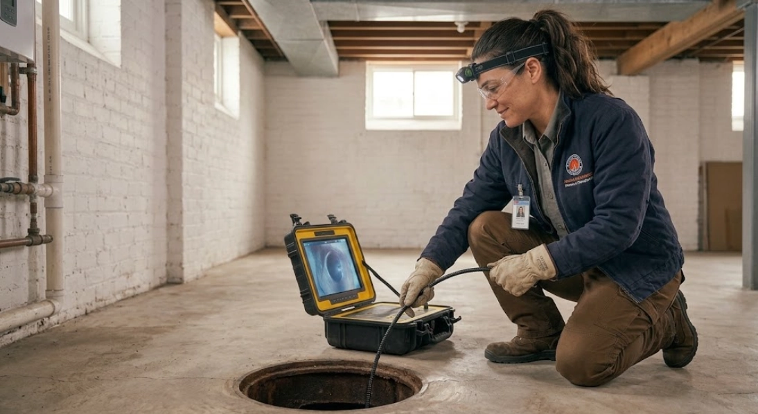 High definition sewer camera inspection and line repair in Fresh Meadows, Queens
